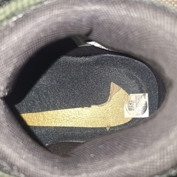 Nike Green and Black Air Money Sneakers with Rugged Design In A Size 9. main image 15